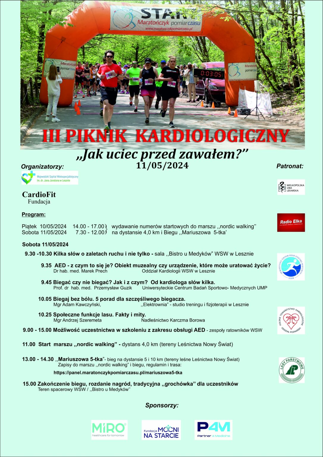 Plakat III Piknik Kardiologiczny