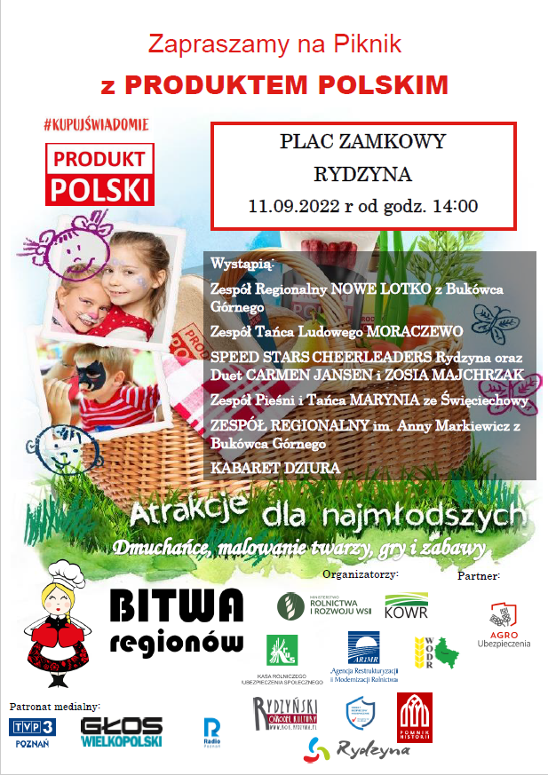 Plakat "Pikniku z prokuktem polskim"