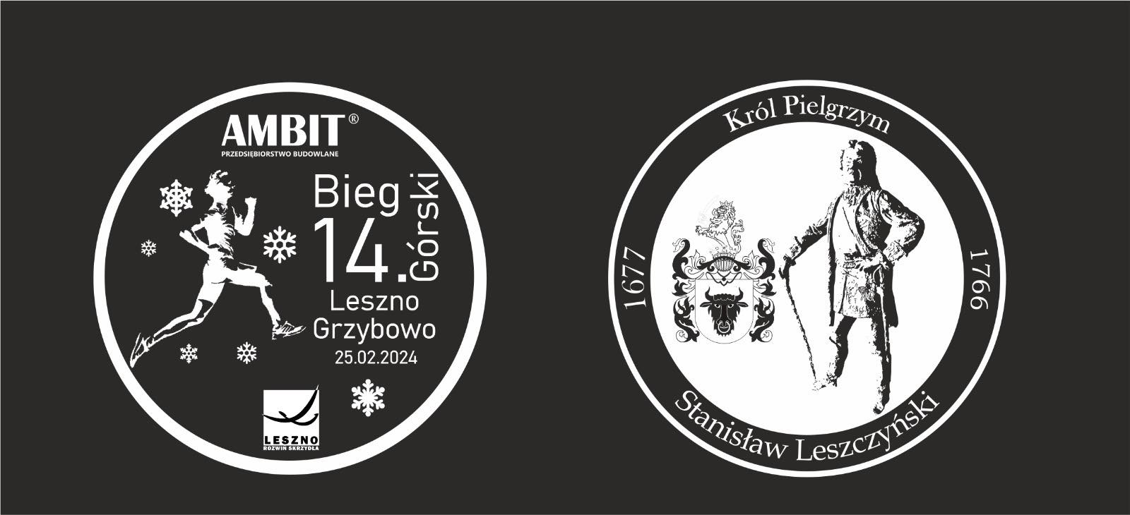 Medal Biegu Górskiego Leszno - Grzybowo 2024