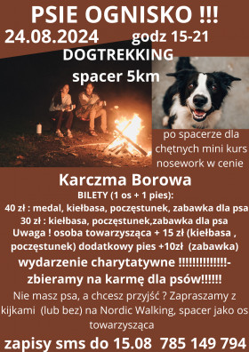 Plakat DOGTREKKING - Stowarzyszenie Aktywnie z Psami